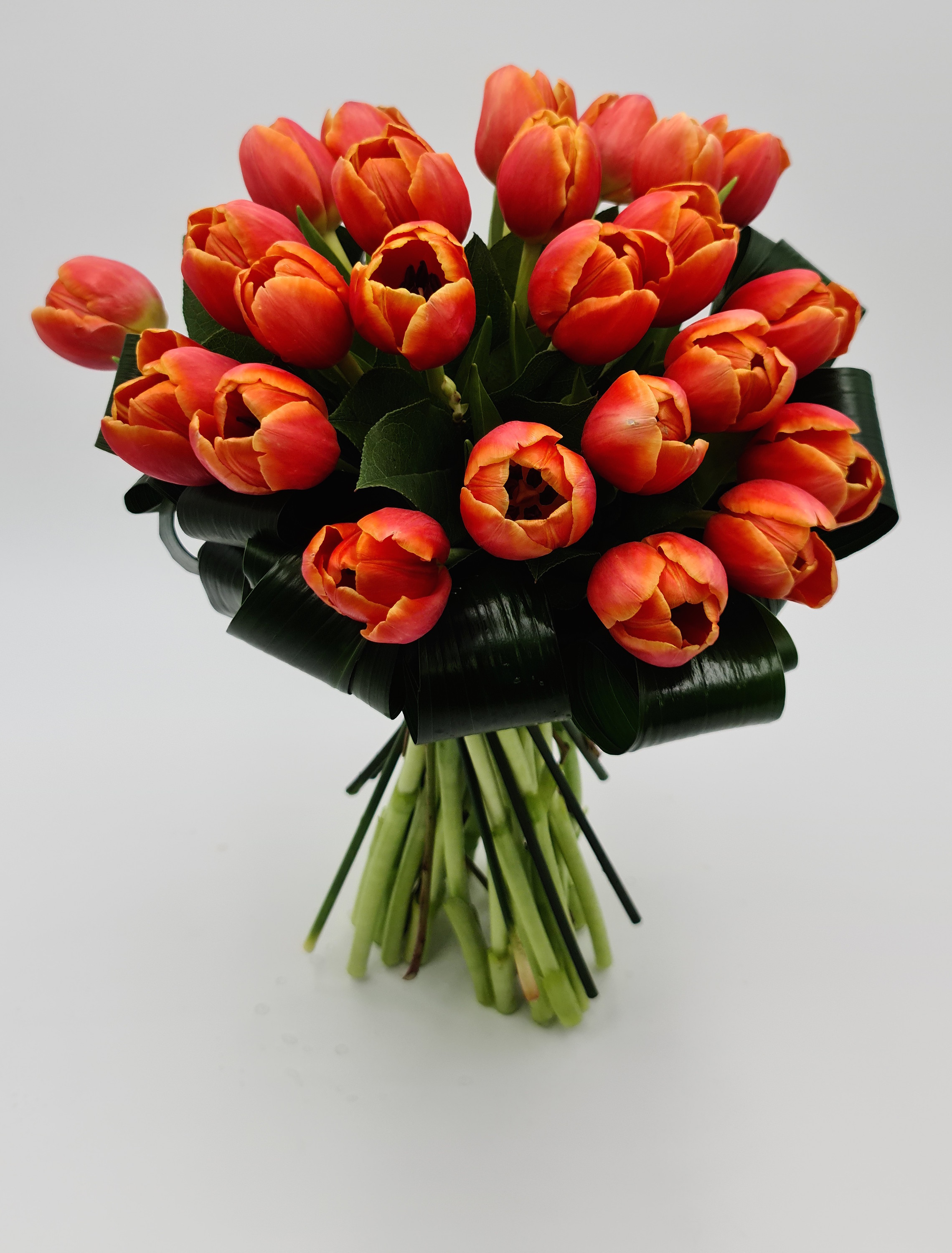 Orange tulips bouquet (Orange Mix)