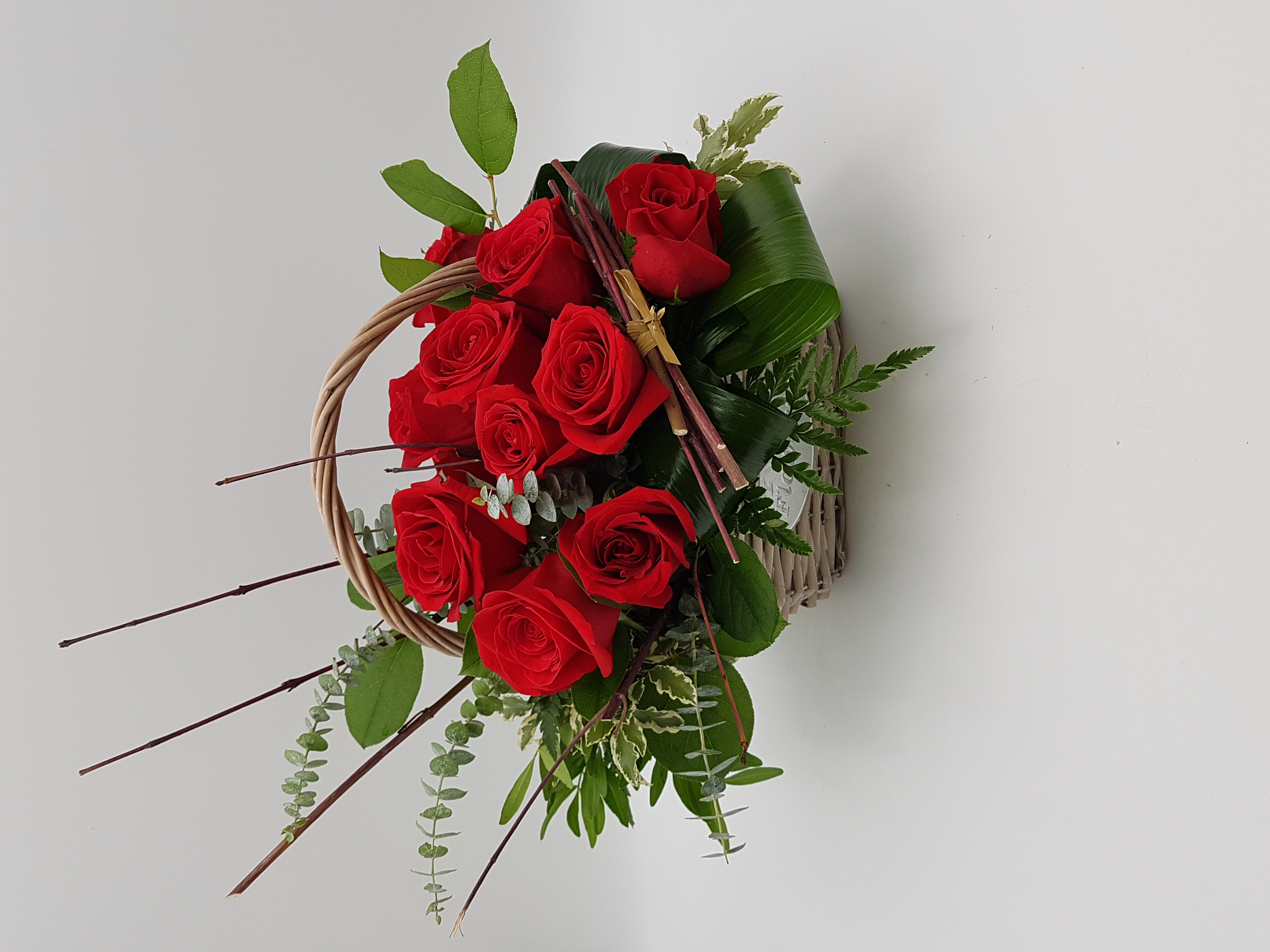 Flowers at home and flower bouquets with doorstep shipping
